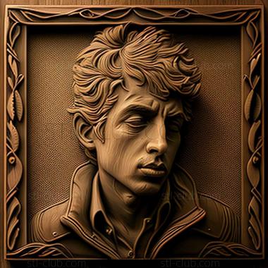 3D мадэль Боб Дилан, американский художник (STL)